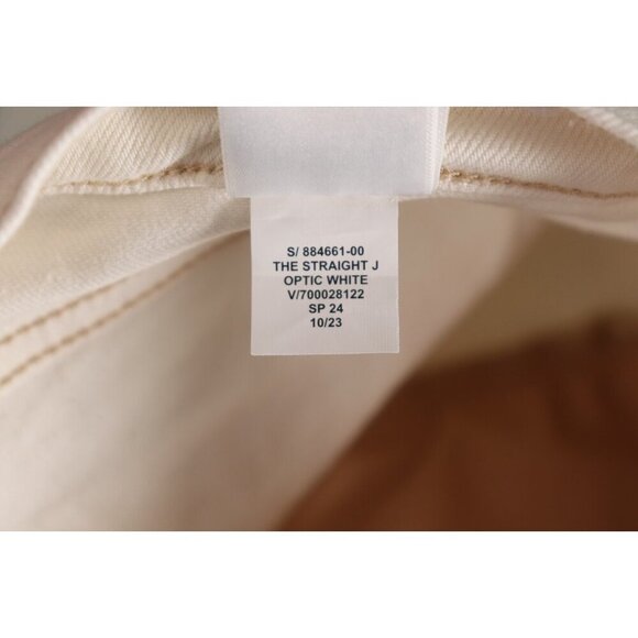 Banana Republic Women US30 Optic White High Rise Straight Leg Jeans S/ 884661-00 - Picture 9 of 14